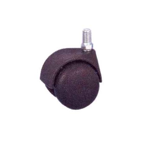 RUOTA NYLON PIASTRA GIREVOLE D. 60X22