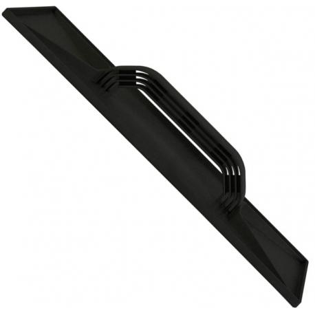 FRATTONE PLASTICA RINFORZATO NERO 450X150