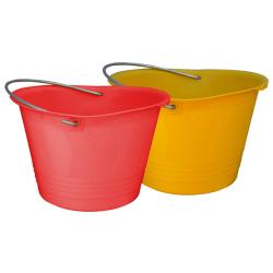 SECCHIO MURATORE PLASTICA GIALLO 36CM