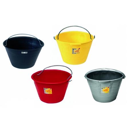 SECCHIO MURATORE PLASTICA GIALLO 36CM