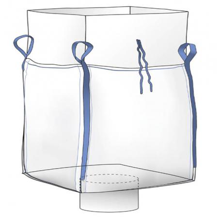 BIG BAG U+2 PANELS C/VALVOLA 1500KG 90X90X120