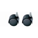 MAURER DOPPIA RUOTA NYLON C/PERNO M8 D40