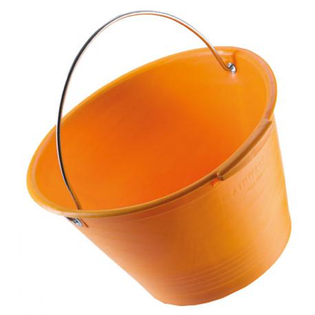 SECCHIO EDILIZIA PELD GIALLO C/OCCHIELLI 36CM