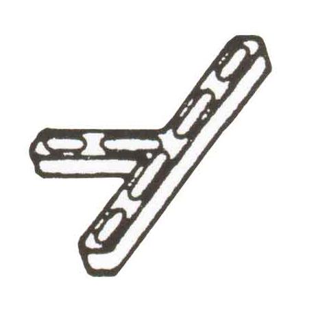 DISTANZIATORE PLASTICA "T" MM 2 PZ.250