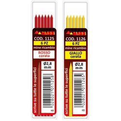 MASS MINE CERA ROSSE X MATITA AUTOMATICA D2.8 6PZ