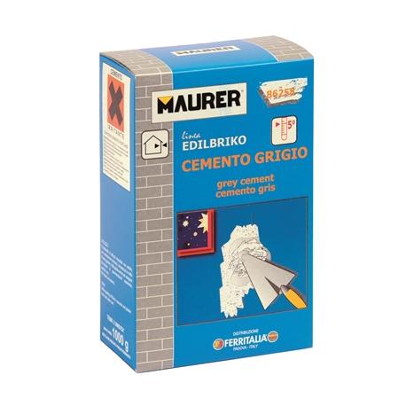 MAURER EDILBRIKO CEMENTO GRIGIO KG.5