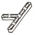 DISTANZIATORE PLASTICA "T" MM 2 PZ.250