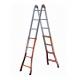 MAURER SCALA TELESCOPICA ACCIAIO SUPER 4+5 GR - gradini 4+5