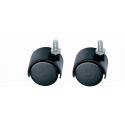 MAURER DOPPIA RUOTA NYLON C/PERNO M8 D40