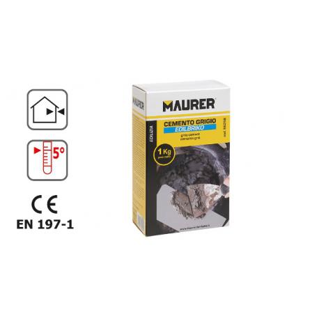 MAURER EDILBRIKO CEMENTO GRIGIO KG.5
