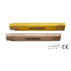 MAURER DOPPIOMETRO LEGNO BETULL MAURER PRECIS III 2M