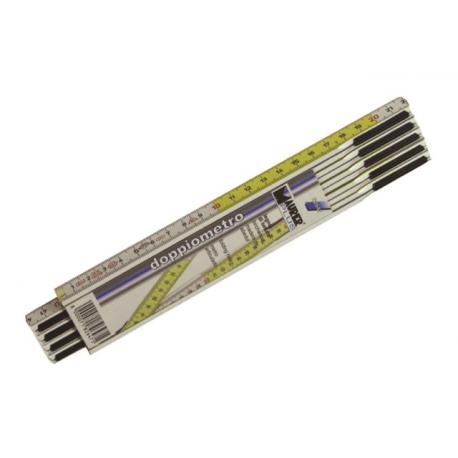 MAURER PLUS DOPPIOMETRO MPLUS LEGNO BIA/GIAL APPENDIB - appendibile