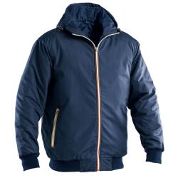 GIUBBINO IMBOTTITO ISLAND C/CAP BLU L