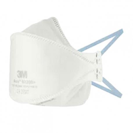 3M MASCHERA PROTEZ BIA CONC S/VAL FFP2 3M 9320 9320+GEN3 - carbone-ferro-silicio