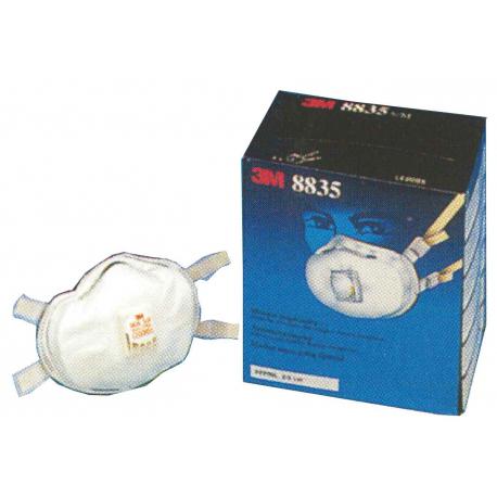 3M MASCHERA PROTEZ BIA CONC C/VAL FFP3 3M 8835 8835