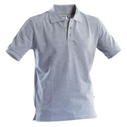 POLO COTONE MANICA CORTA GRIGIA XXL