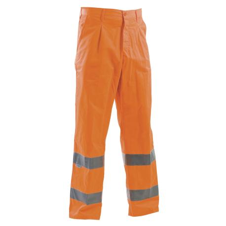 PANTALONE ALTA VISIBILITA' ARANCIO XL