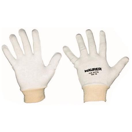 MAURER SOTTOGUANTO COTONE BIANCO 10
