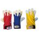 MAURER GUANTI MAURER GOLF PELLE DORSO TELA ROSSO 10
