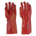 MAURER GUANTI MAURER PVC ANTIACIDO ROSSO 35CM 10