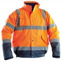 BOMBER ALTA VISIBIL HIGHWAY ARANCIO C/CAP L