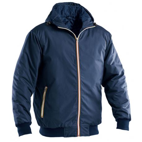 GIUBBINO IMBOTTITO ISLAND C/CAP BLU L