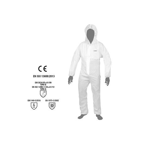 MAURER TUTA PROTEZIONE MONOUSO CAT 3 TIPO 5/6 XL