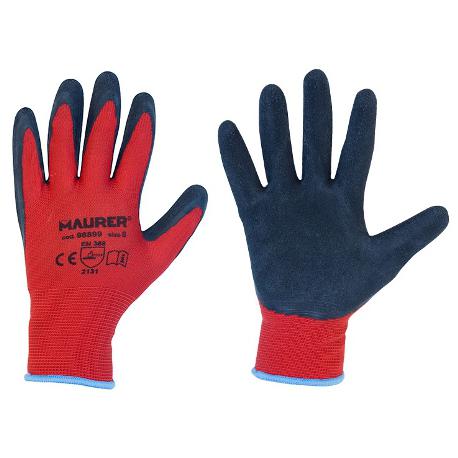 MAURER GUANTI MAURER GRIPFLEX LATEX ROSSO 6