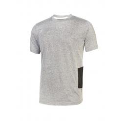 U-POWER T-SHIRT JERSEY ROAD U-POWER GREY SILVER XXL