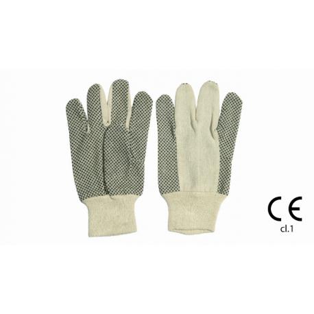 GUANTI GARDEN UOMO BEIGE PUNTINATI TG10