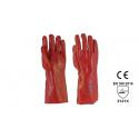 MAURER GUANTI MAURER PVC ANTIACIDO ROSSO 35CM 10