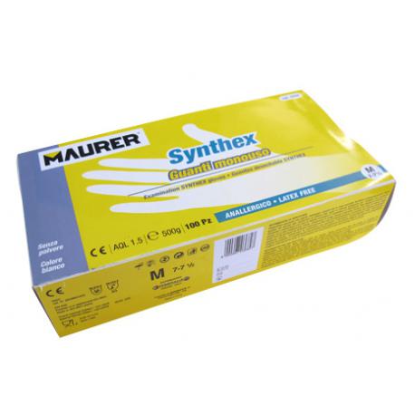 MAURER GUANTI MONOUSO SYNTHEX S/LATEX MAURER XL 100P