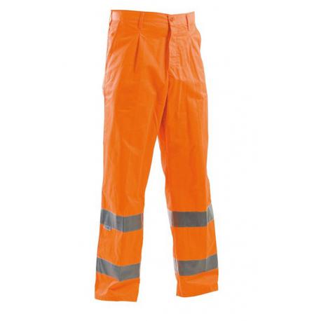 PANTALONE ALTA VISIBILITA' ARANCIO L