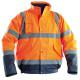 BOMBER ALTA VISIBIL HIGHWAY ARANCIO C/CAP XL