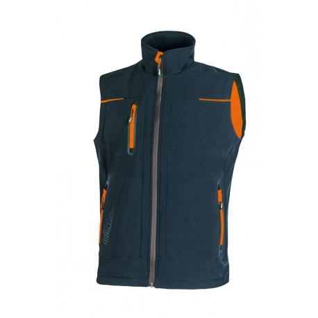 U-POWER GILET SOFTSHELL UNIVERSE U-POWER NERO/GIAL XL