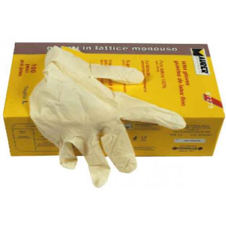 MAURER GUANTI MONOUSO LATEX MAURER XL 100PZ