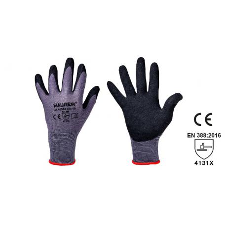 MAURER GUANTI MAURER NYL PALMO NITRILE SABBIATO 9