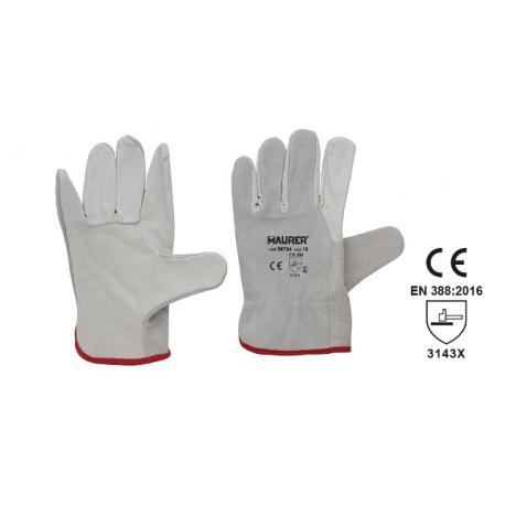 MAURER GUANTI MAURER FIORE BOVINO DORSO CROSTA 11