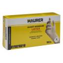 MAURER GUANTI MONOUSO LATEX TRASP MAURER S 100PZ
