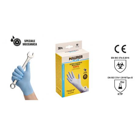 MAURER PLUS GUANTI MONOUSO NITR FORTE MPLUS S 30PZ