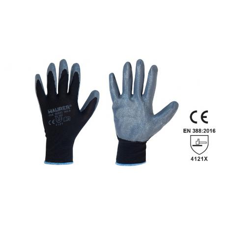 MAURER GUANTI MAURER GLOVEX NYL PALMO NITR NERO 8