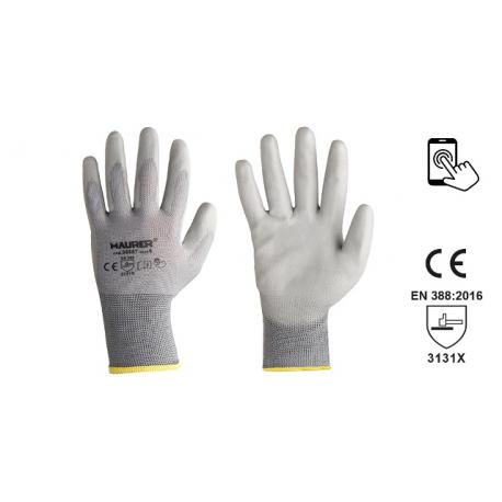 MAURER GUANTI MAURER SEATTLE NY-PU GRIGIO 10