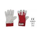 MAURER GUANTI MAURER GOLF PELLE DORSO TELA BLU 8