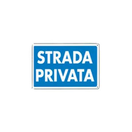 CARTELLO PVC STRADA PRIVATA 30X20