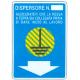 CARTELLO PVC DISPERSORE DI TERRA 30X20