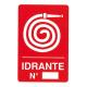 CARTELLO PVC IDRANTE 30X20