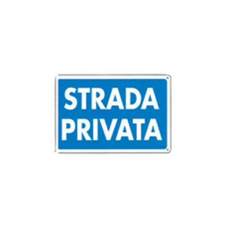 CARTELLO PVC STRADA PRIVATA 30X20