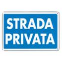 CARTELLO PVC STRADA PRIVATA 30X20