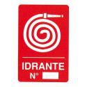 CARTELLO PVC IDRANTE 30X20