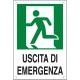 CARTELLO PVC USCITA EMERGENZA A SX 30X20